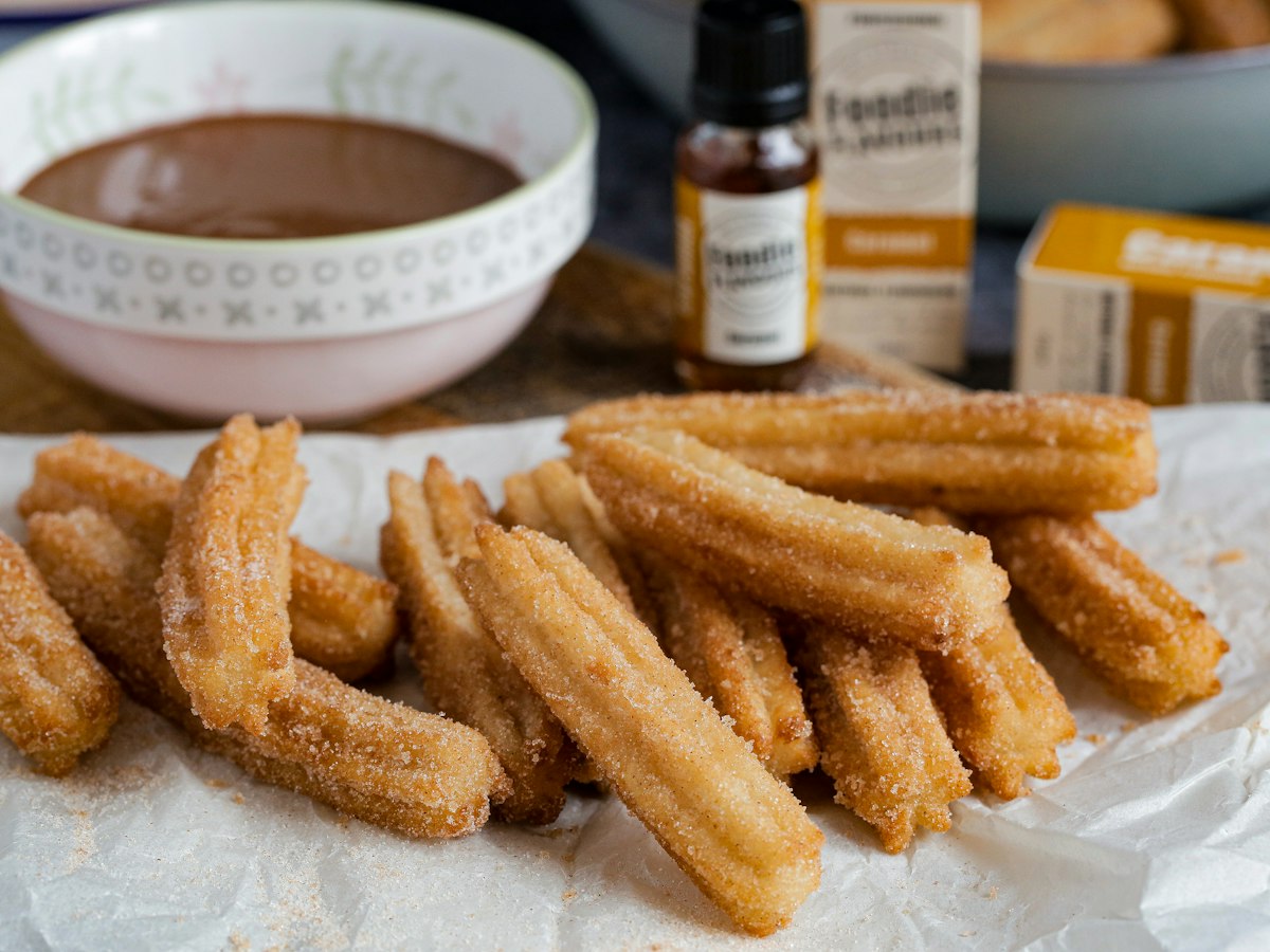Churros with chocolate